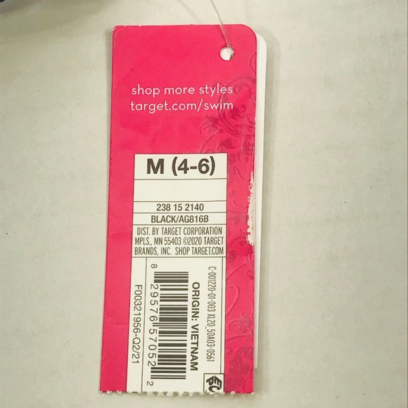 Xhilaration Women's Size Medium 4-6 Ribbed Strappy Cheeky Bikini Swim Bottom New - Picture 5 of 10